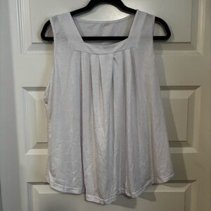 Elegant White Sleeveless Top